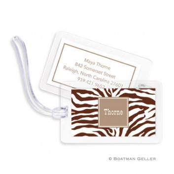 Luggage Tags - Zebra