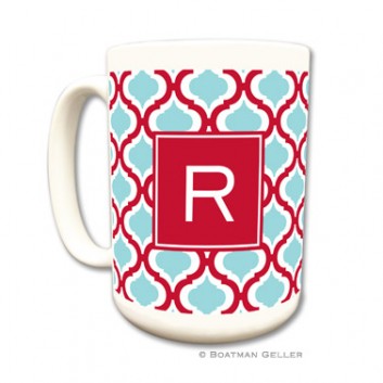 Mugs - Kate Red & Teal