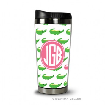 Travel Tumbler - Alligator Repeat