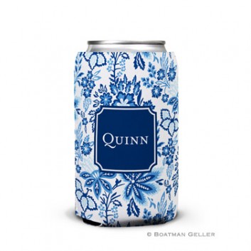 Koozie - Classic Floral Blue