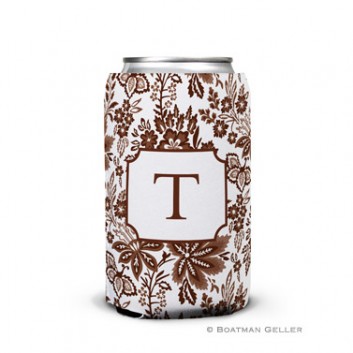 Koozie - Classic Floral Brown