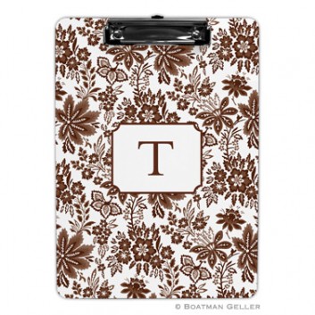 Clipboard - Classic Floral Brown