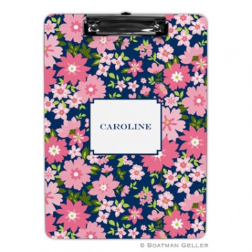 Clipboard - Caroline Floral Pink