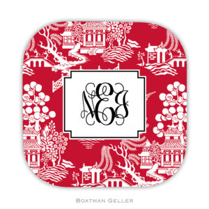 Coasters - Chinoiserie Red